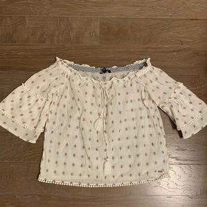 Peasant off shoulderTommy Hilfiger top